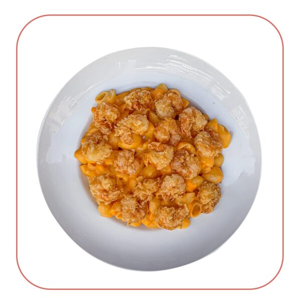 Fried Shrimp Mac n Cheese